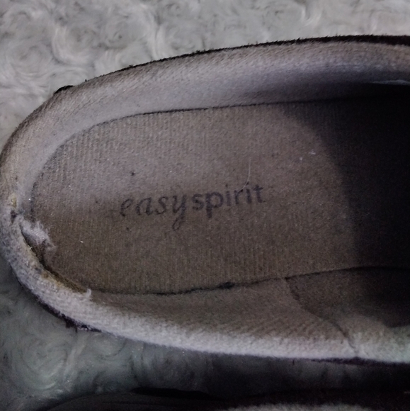 EASY SPIRIT WOMEN'S BROWN LEATHER MULES SIZE 8 1/2M - Picture 4 of 7